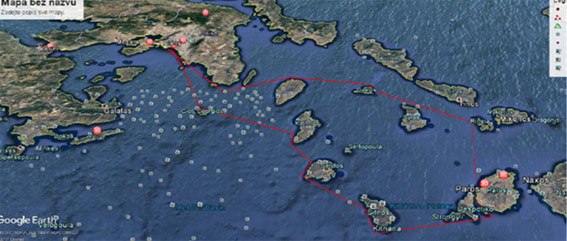 Greece - Aegean Sea 29.9.-7.10. 2017